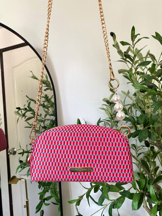 BVLGARI Pattern Red Pouch